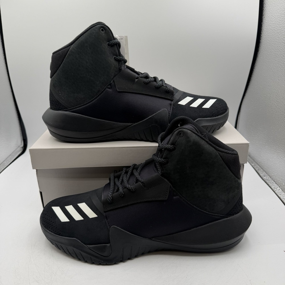 Adidas ADO Crazy Team Day‎ One Shoes Mens Sz 8.5 Black Originals Sneakers BY2870
